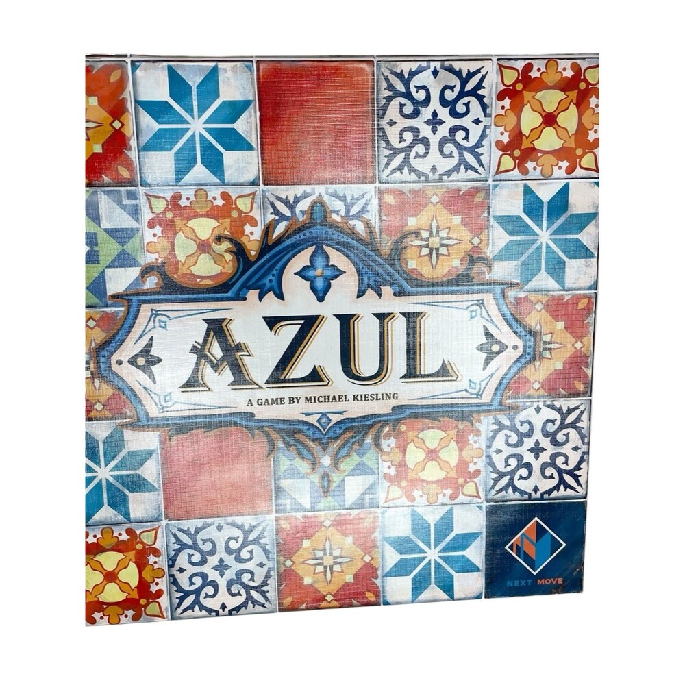 Azul Strategy Mosaic Board Game by Next Move Tile Placement 2018 Multicolor
